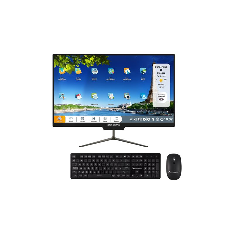 Tout-en-un Pentium Silver N5030 - jusqu'à 3.1 GHz - RAM 6 Go - SSD 256 Go - UHD Graphics 605 - Gigabit... (ART0442)_1