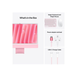 Tout-en-un M4 - RAM 16 Go - SSD 256 Go - Apple M4 8-core - IEEE 802.11ax (Wi-Fi 6E), Bluetooth 5.3 -... (MWUG3FN/A)_5