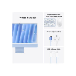 Tout-en-un M4 - RAM 16 Go - SSD 256 Go - Apple M4 8-core - IEEE 802.11ax (Wi-Fi 6E), Bluetooth 5.3 -... (MWUF3FN/A)_4