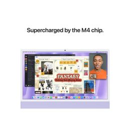 Tout-en-un M4 - RAM 16 Go - SSD 256 Go - Apple M4 10-core - Gigabit Ethernet, IEEE 802.11ax (Wi-Fi 6E), B... (Z1ET)_5